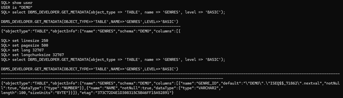 Mastering Metadata with Oracle’s DBMS_DEVELOPER in 23.7 – DatabaseVerse ...