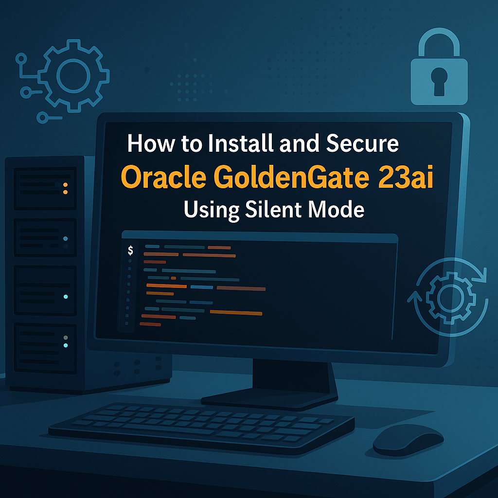 How to Install and Secure Oracle GoldenGate 23ai Using Silent Mode (Step-by-Step Guide)