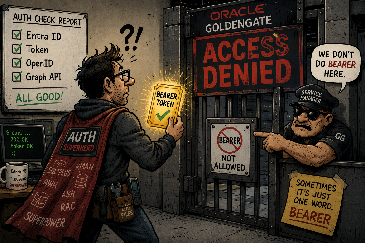 Oracle GoldenGate Containers and Entra ID: Why Bearer Authentication Fails
