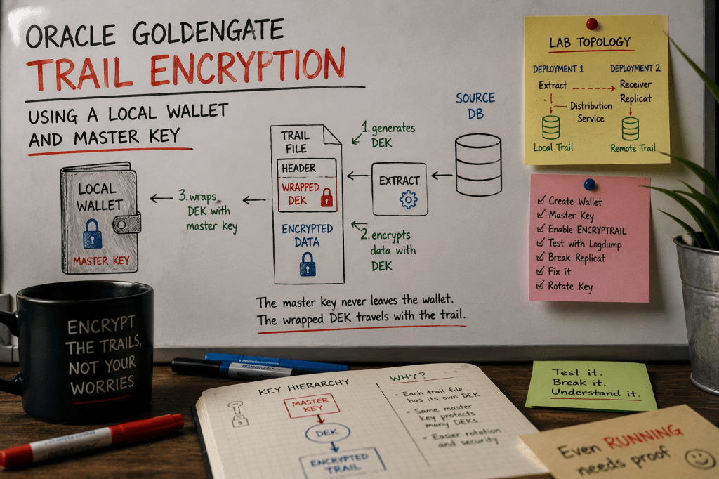 Oracle GoldenGate Trail Encryption: Using a Local Wallet and Master&nbsp;Key